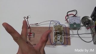 Flemings lefthand rule experiment with DPDT switch [upl. by Yoko]