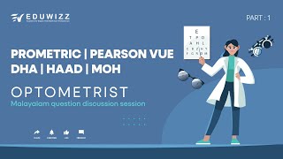 OPTOMETRIST PROMETRIC  DHA  HAAD  MOH MALAYALAM QUESTION DISCUSSION SESSION [upl. by Aivyls]