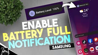 How to turn on Battery full charge voice notification on Samsung 2023 [upl. by Seigel]