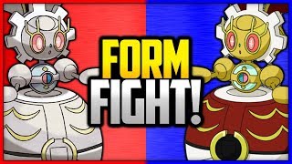 Magearna vs Original Color Magearna  Pokémon Form Fight [upl. by Hicks]