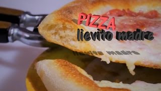 Pizza con lievito Madre  FATTA IN CASA  vlogpizzas [upl. by Ocirred929]