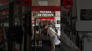 PATADA DE TRÍCEPS CON GOMA triceps entreno encasa [upl. by Eachelle]