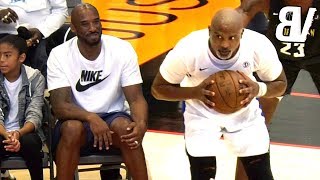 Kobe Bryant IMPRESSED By Old NBA Opponent at Drew League Cuttino Mobley Championship Highlights [upl. by Adnalram]