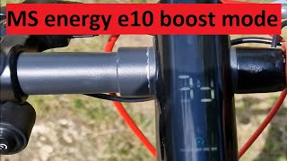 How to  boost mode na električnom romobilu MS energy E20 i E10 [upl. by Ardie371]