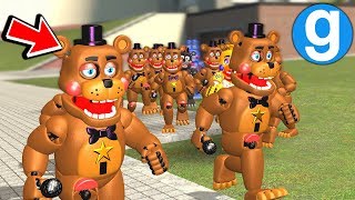 New FNAF 6 Rockstars Assemble Chasing NPCs Garrys Mod Sandbox Five Nights at Freddys [upl. by Neret73]