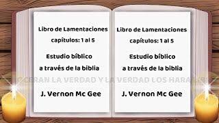 estudio bíblico Lamentaciones 1 al 5 biblia hablada a través de la biblia [upl. by Yellah]