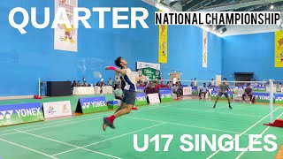 ABHINAV GARG VS GNANA DATTU SUB JUNIOR NATIONAL CHAMPIONSHIP TN  U17 SINGLES [upl. by Sommers]