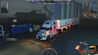 🔴 🚛🚛🚦⛽ RUTEANDO EN MAPA DE MEXICO CON FREIGHTLINER C120 Y GONDOLAS CUSTOM FULL 🚛��� [upl. by Suoiluj719]