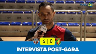 TarantoTernana 60  Interviste  Serie A2 Élite 202425 [upl. by Arbas]