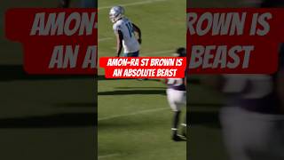 AmonRa St brown is an absolute beast [upl. by Rakso]