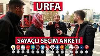 URFA SAYAÇLI SEÇİM ANKETİ 2024 Urfanın Kaderini Kararsızlar Belirleyecek [upl. by Adnwahs423]