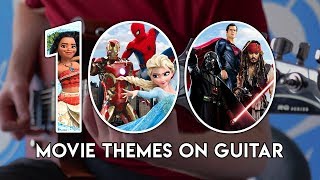 100 Movie Themes on Guitar [upl. by Westfahl235]