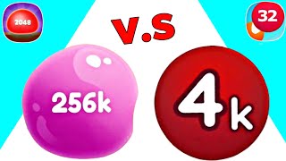 JELLY 2048 MERGE 3D vs Chain 2048  ASMR Gameplay Balls Evolution Level Up Blob Balls 2048 [upl. by Vastah]