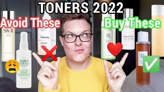 TONERS Round Up  My Current TOP 3 ❤️  BOTTOM 3 👎  Best Toners  Skincare [upl. by Kanor]