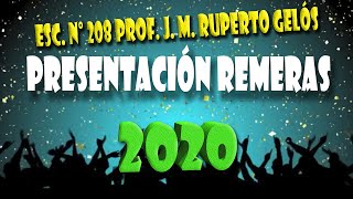 Promoción 2020 Presentación Virtual de Remeras [upl. by Aicertap983]