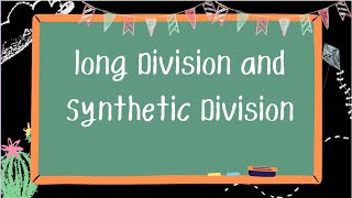 Polynomial Long Division vs Synthetic Division Which Method to UseKhan Academy [upl. by Danby]