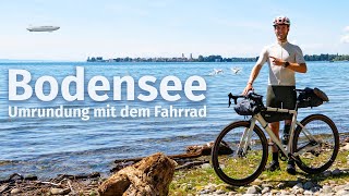 BodenseeUmrundung mit dem Rad Geniale 3LänderRadtour 300 KM Bikepacking Bodensee Radweg [upl. by Abbye]