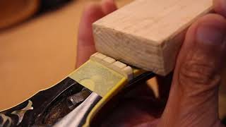 Nut remove on Stelling Staghorn Banjo [upl. by Anyek]