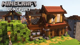 Minecraft Survival 120 Relaxing Longplay 44  Shepherds Shop No Commentary [upl. by Taryn939]