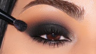 A Black Smokey Eye that WONT Scare You [upl. by Mou]