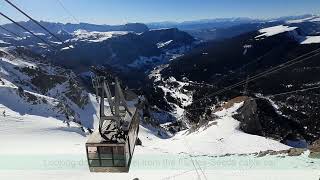 FurnesSeceda cable car Dolomites [upl. by Arua]