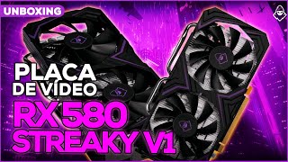 UNBOXING Placa de Video Mancer Radeon RX 580 Streaky V1 8GB GDDR5 256bit [upl. by Cozza]