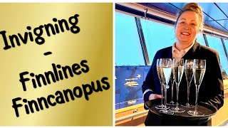 Invigning av Finnlines nya fartyg Finncanopus  fest på kaptensbryggan [upl. by Cutty]