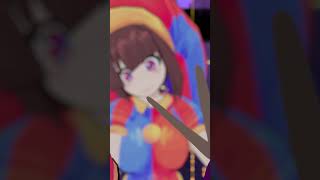 Pomni Hair Cutting Scissor Sounds ASMR vrchat digitalcircus [upl. by Naimad]