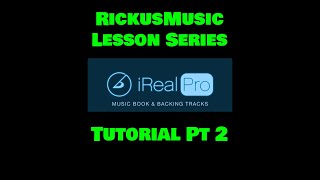 Ric Fierabracci  iReal Pro Tutorial Pt 2 For improvisation solo and walking bass lines [upl. by Ollayos]