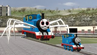 Building a Thomas Train Chased By Cursed Thomas and FriendsThomas The Train Attack in Garrys Mod [upl. by Kumar]