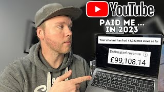 Youtube Earnings In 2023 How I Made Over  From Youtube [upl. by Rma]