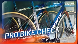 BIKE CHECK  Brand New Giant TCR Advanced SL with Lawson Craddock  Team Jayco AlUla [upl. by Ikciv]