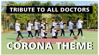 Corona Theme Act  Patriotic Dance Drama  Tribute To All Doctors  Saket International School Anjad [upl. by Adnik]