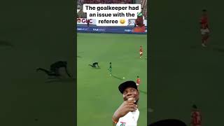 Give a goalkeeper a black card for assorting the referee shorts subscribe refree [upl. by Oelak]