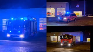 Uitruk Brandweer post Putte voor brand voertuig klein in Beerzel Putte [upl. by Aynodal]