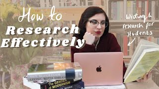 How to Research Any Topic  Essay amp Writing Advice [upl. by Eibloc]