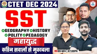 CTET DEC 2024  NCERT New SST Marathon SST Marathon Class 23 SST PYQs CTET SST By Ankit Sir [upl. by Devaj]