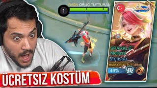 Ücretsiz Kostümü Hemen Al 😯 Yeni Kostüm Melissa  Mobile Legends Allstar [upl. by Laeria843]