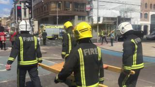 London Fire Brigade 150th anniversary parade [upl. by Alyks]