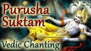 Vedic Chants  Purusha Suktam by 21 Brahmins  Vedic Hymns [upl. by Adaminah]