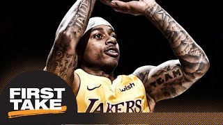 First Take debates if Isaiah Thomas deserved to be traded to Lakers  First Take  ESPN [upl. by Ramed331]