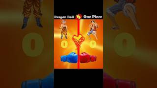 Dragon Ball vs One Piece comparison shortsfeed shorts dragonball onepiece [upl. by Britt]