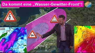 UnwetterFront von Samstag auf Sonntag schwere Gewitter mit viel Wasser amp Sturm  Hauptlauf heiß [upl. by Dickey377]