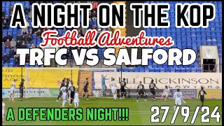 Tranmere Rovers vs Salford City  A Night on the Kop [upl. by Airemaj]