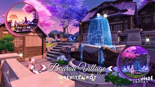 Bourou Village ✨  W ID   Serenitea Pot genshinimpact genshin sereniteapot gaming inazuma [upl. by Hasty]