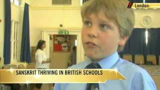 Sanskrit thriving in British schools [upl. by Giacopo]