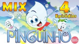 MIX PINGUINHO 4 EPISÓDIOS  CRIANÇAS INTELIGENTES  JP KIDS [upl. by Atinar]