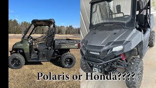 Polaris vs Honda Which for Our Farm [upl. by Bozovich]