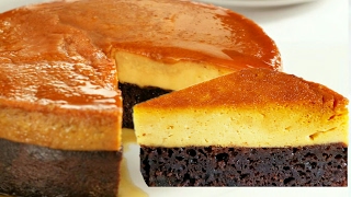 💖CHOCO FLAN PASTEL IMPOSIBLE SIN HORNO FACILISIMO😙👍 [upl. by Cranford]