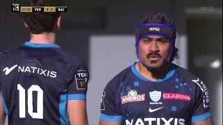 Perpignan vs Racing 92  202324 France Top 14  Full match Rugby [upl. by Annaigroeg]